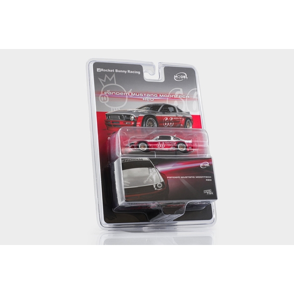 【11月予約】1/64 パンデム マスタング ムーンテック・レッド 完成品ミニカー MM64-PM-004