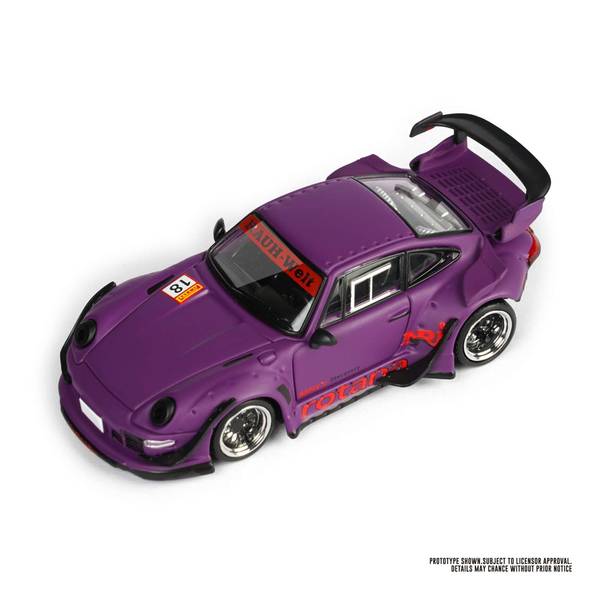 MODEL MODEL 1/64 ポルシェ RWB 993 Rotana No.18 パープル 完成品