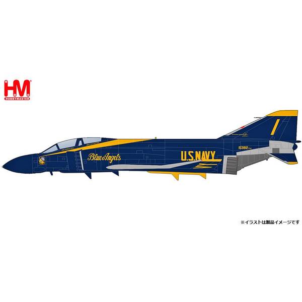 ホビーマスター 1/72 F-4J ファントム2 “ブルーエンジェルス H・ホール海軍中佐機” 完成品モデル HA19059
