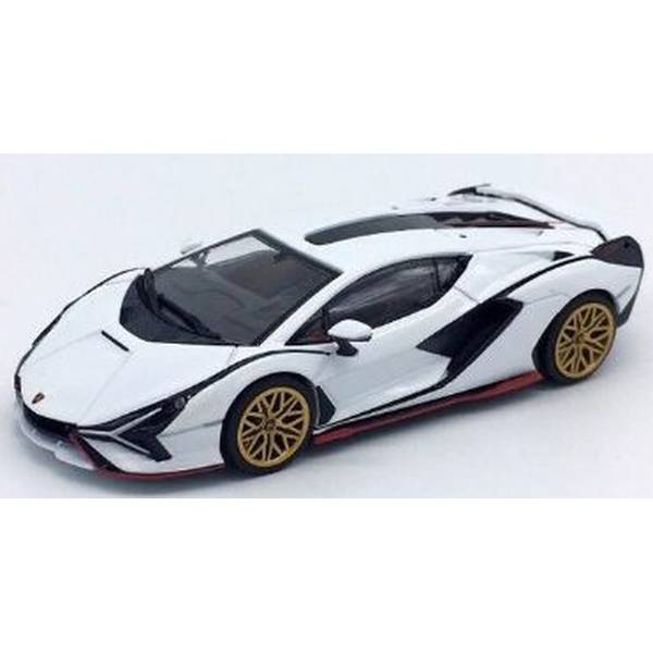 HUNG HING TOYS 1/64 ランボルギーニ シアン FKP 37 ホワイト 完成品ミニカー HS00102