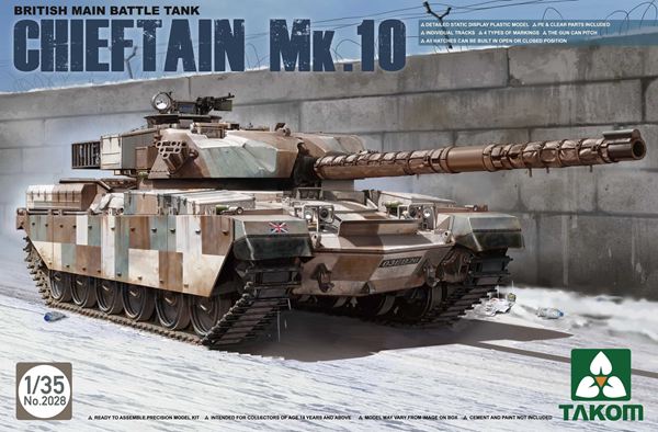 タコム 1/35 イギリス主力戦車 チーフテン Mk.10 スケールモデル TKO2028