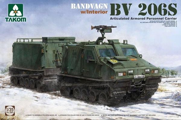 タコム 1/35 Bv206S 関節連結型装甲兵員輸送車 スケールモデル TKO2083