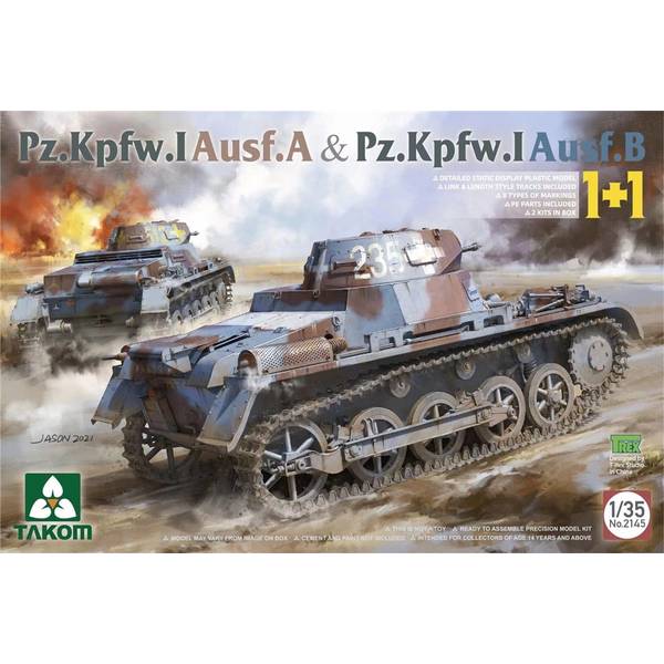 タコム 1/35 I号戦車 B型 スケールモデル TKO2145B