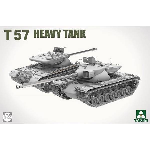 タコム 1/35 T57 重戦車 スケールモデル TKO2203
