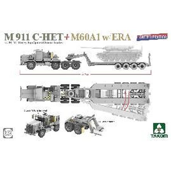 11月予約】タコム 1/72 M911 C-HET 戦車運搬車w/M747 重装備セミ