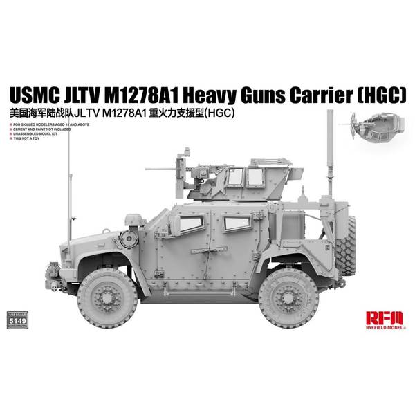 1/35 M1279 JLTV ユーティリティ(UTL) プラモデル(RFM5116) Rye Field Model(ライフィールドモデル) Model kit Joint Light Tactical Vehicle M1279 JLTV Utility