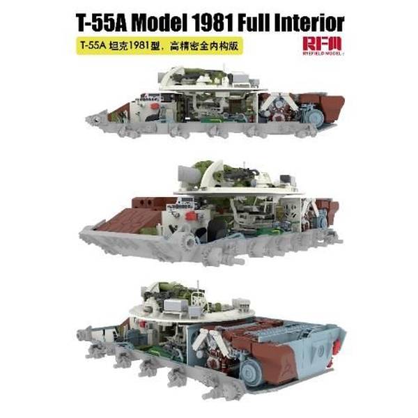 2月予約】ライフィールドモデル 1/35 T-55A Mod.1981 w/フルインテリア