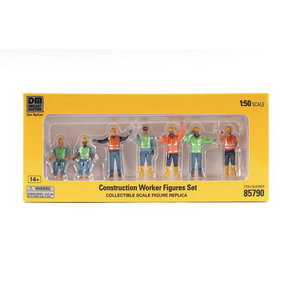 5月予約】ダイキャストマスター 1/50 工事現場作業員フィギュア 7体