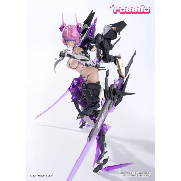 核誠治造　ROSADOシリーズ　星花ブラックアイリス 核誠治造 Earnestcore Craft 星花 ブラックアイリス プラモデル