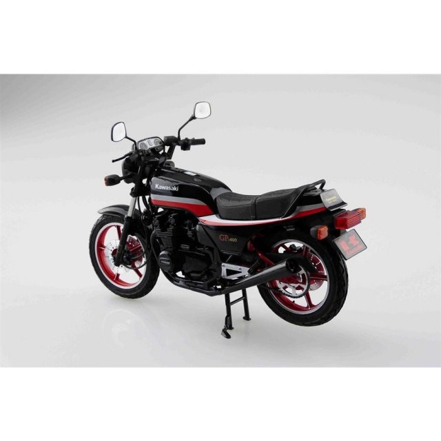 アオシマ 1/12 カワサキ Z400GP カスタムパーツ付き スケール