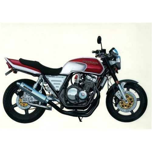 アオシマ 1/12 バイク ホンダ CB400SF カスタムパーツ付き