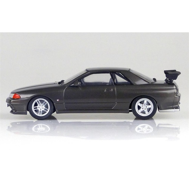 【モン】アオシマ　HCR32 スカイライン プラモデル完成品 アオシマ 1/24 頭文字D No.4 北条凛 BNR32 スカイラインGT-R