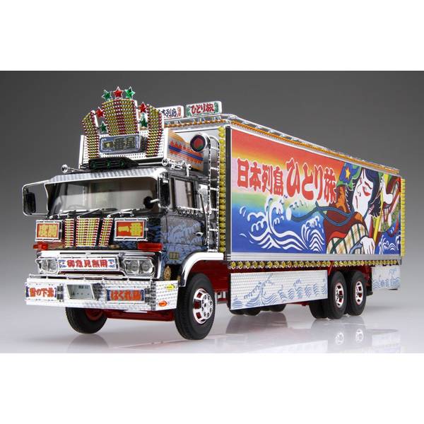 アオシマ 1/32 トラック野郎 No.6 一番星 北へ帰る スケールモデル 4905083067598