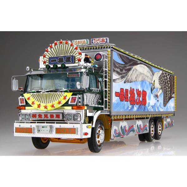 アオシマ 1/32 トラック野郎 No.7 一番星 度胸一番星 「トラック野郎・度胸一番星」より スケールモデル 4905083067604
