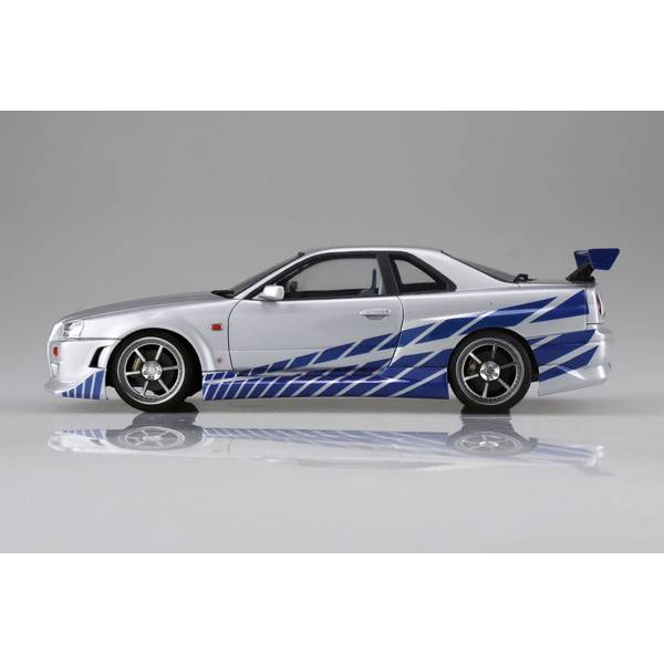 11月予約】アオシマ 1/24 ムービーメカ No.WS-02 R34 スカイライン GT