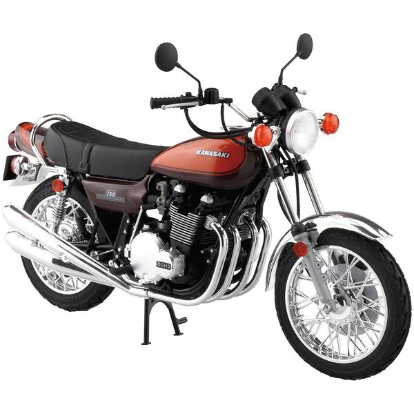 アオシマ 1/12 ザ☆バイク No.43 カワサキ Z2 750RS '73 カスタムパーツ付き スケールモデル 4905083068267