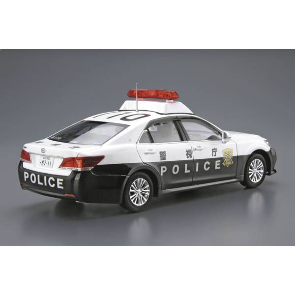 アオシマ210クラウンアスリートパトカー 1/24 完成品 （トヨタ