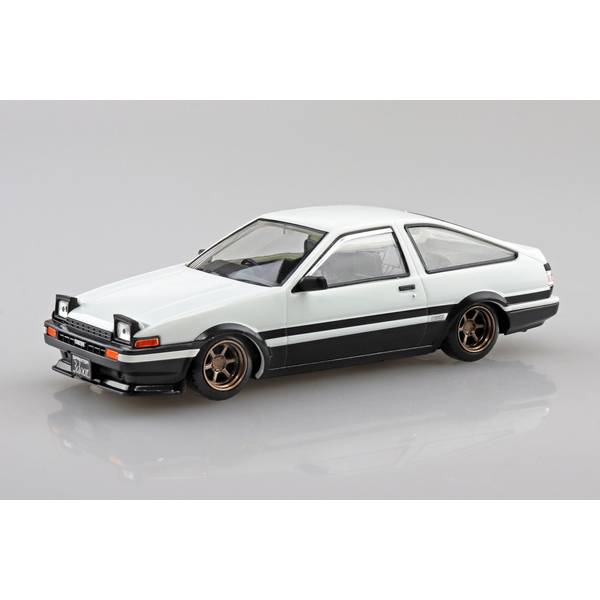 アオシマ 1/32 楽プラ スナップキット No.11CU-WB トヨタ スプリンタートレノ カスタム(ハイテックツートン) スケールモデル 4905083069110