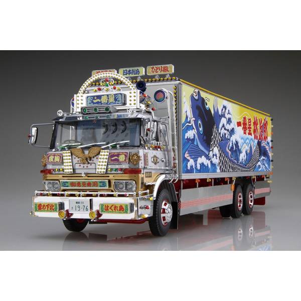 アオシマ 1/32 トラック野郎 No.8 一番星 望郷一番星 スケールモデル 4905083069219