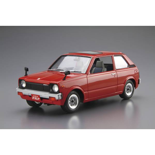 アオシマ 1/20 ザ☆モデルカー No.127 スズキ SS30V アルト/SS20 セルボ '79 スケールモデル 4905083069950