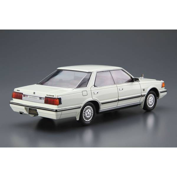 アオシマ スーパーチャージャー　V6 グロリア アオシマ 1/24 ザ☆モデルカー No.58 ニッサン Y30 セドリック