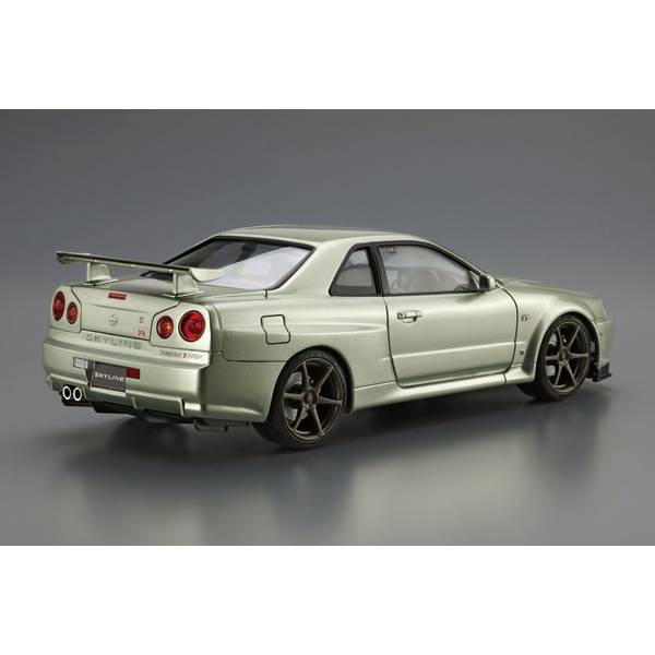 1/24 アオシマ BNR34 スカイライン GT-R V・spec Ⅱ 完成品 1/24 ニッサン BNR34 スカイラインGT-R V-specⅡ '02｜株式会社