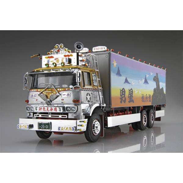 アオシマ 1/32 トラック野郎 No.1 一番星 御意見無用 「トラック野郎 御意見無用」より キャラクタープラモデル 4905083202616