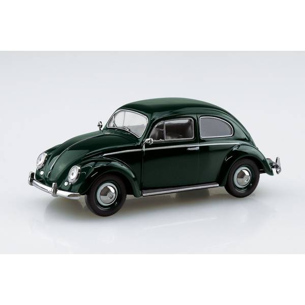 【11月予約】アオシマ 1/32 楽プラ スナップキット No.20-JG フォルクスワーゲン ビートル(ジャングルグリーン) スケールモデル 4905083203439