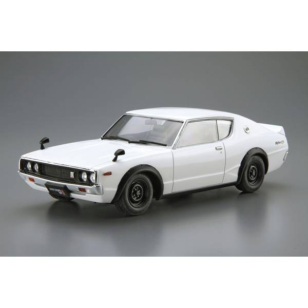 【4月予約】アオシマ 1/24 ザ☆モデルカー No.15 ニッサン KPGC110 スカイラインHT2000GT-R '73 スケールモデル 4905083204931