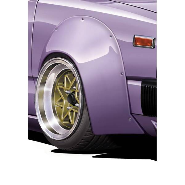 【6月予約】アオシマ 1/24 ザ☆チューンドパーツ No.53 テクノTRV 14インチ 模型用グッズ 4905083205112