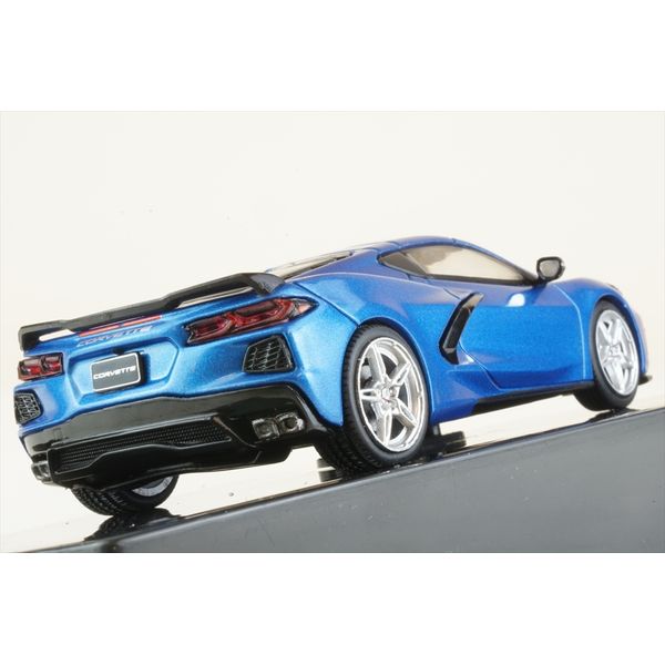 コルベット ミニカー LE 328 青 MINI GT 1/64スケール「シボレー・コルベット スティングレイ