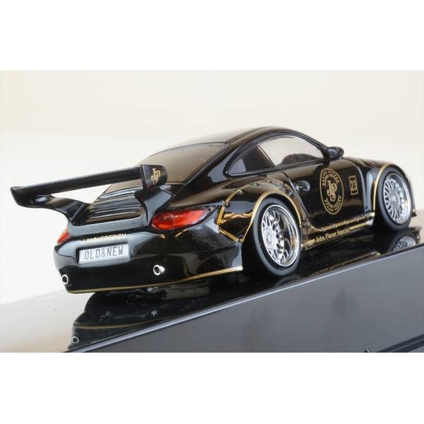 イクソ 1/43 Old and New ポルシェ 997 ブラック 完成品ミニカー