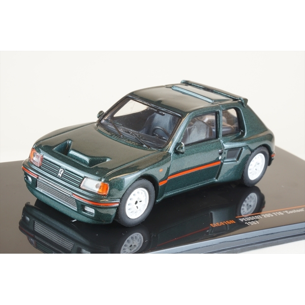 1/43 プジョー 205 T16 カスタム 1987 メタリックダークグレー CLC416N