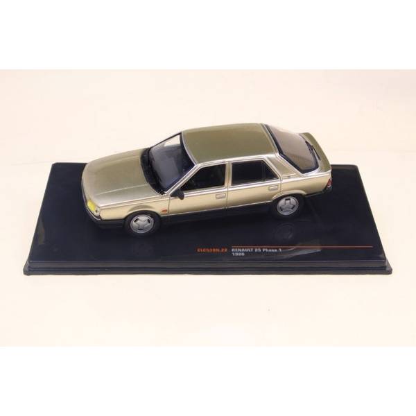 イクソ 1/43 ルノー 25 Phase 1 1986 メタリックベージュ 完成品ミニカー CLC539N