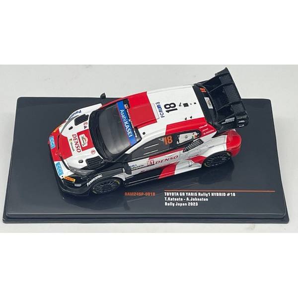 イクソ 1/43 トヨタ GRヤリス ラリー1 No.18 2023 WRC ラリー・ジャパン 勝田貴元 完成品ミニカー RAM24SP-001B