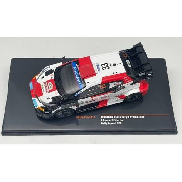 イクソ 1/43 トヨタ GRヤリス ラリー1 No.33 2023 WRC ラリー・ジャパン ウィナー E.エバンス 完成品ミニカー RAM24SP-001C
