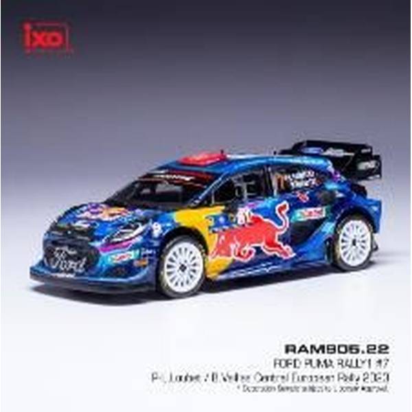 イクソ 1/43 フォード プーマ ラリー1 No.7 2023 WRC セントラル・ヨーロピアン・ラリー P.L.ルーベ/B.ヴェイラス 完成品ミニカー RAM905