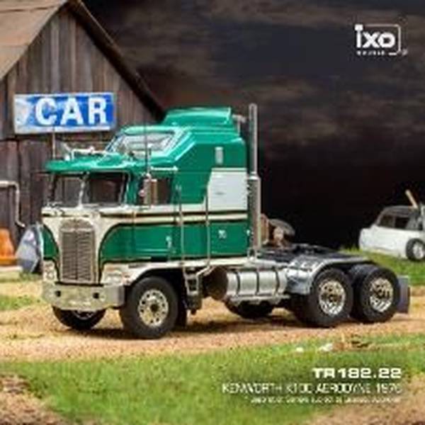イクソ 1/43 ケンワース K100 Aerodyne 1976 グリーン 完成品ミニカー TR182【在庫品】