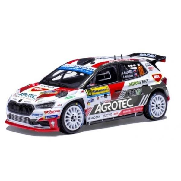 イクソ 1/43 シュコダ ファビア ラリー2 No.18 2023 ERC バルムラリー ウィナー J.Kopecky/J.Hlousek 完成品ミニカー RAM907LQ