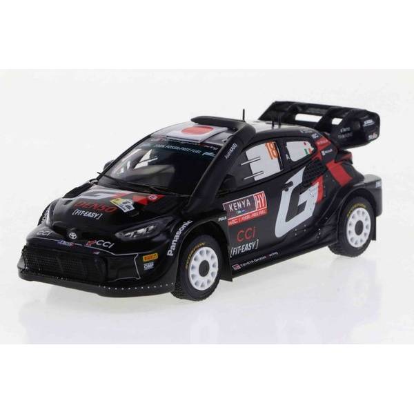 イクソ 1/43 トヨタ GRヤリス ラリー1 No.18 2024 WRC サファリラリーケニア 2位 勝田貴元/A.ジョンストン 完成品ミニカー RAM24SP-002A