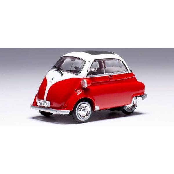 イクソ 1/43 BMW イセッタ 1959 ホワイト/レッド 完成品ミニカー CLC604N