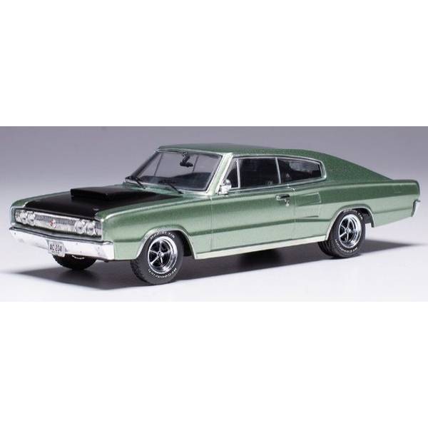 イクソ 1/43 ダッジ チャージャー MK1 1967 グリーン 完成品ミニカー CLC605N