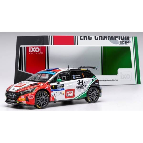 イクソ 1/43 ヒョンデ i20 ラリー ラリー2 No.1 2024 ラリー・ケレディジョン ウィナー H.パッドン/J.ケナード 完成品ミニカー RAM952B