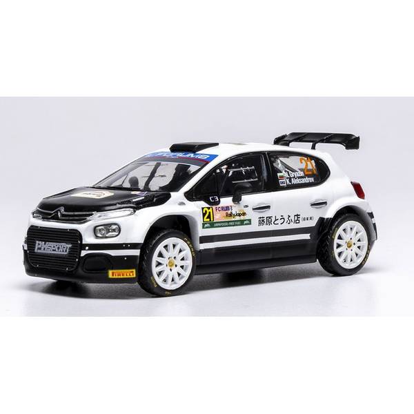 【6月予約】イクソ 1/43 シトロエン C3 ラリー2 No.21 2024 WRC ラリージャパン WRC2 クラスウィナー N.Gryazin/K.Aleksandrov 完成品ミニカー RAM970