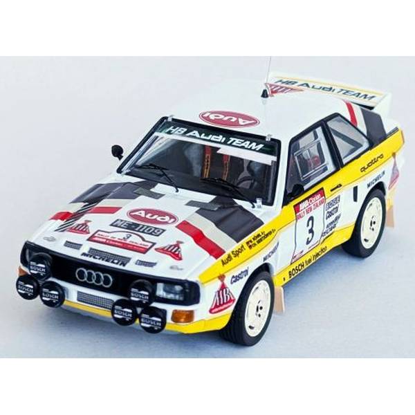 ★商談中★　5745 ソリド製 1985年 アウディクワトロ ラリー仕様1/43 11月予約】トロフュー 1/43 アウディ スポーツ クワトロ No.1