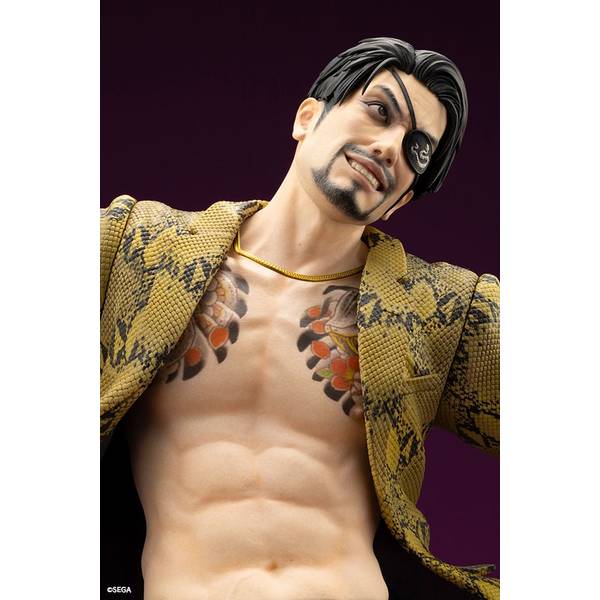 真島吾朗　同人　GKフィギュア　塗装済完成品 1/4　般若　鬼炎のドス＆鞘付き コトブキヤ 真島吾朗 1/6塗装済完成品フィギュア｜NEWS｜『龍が