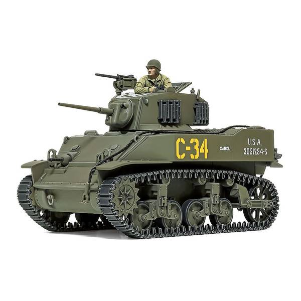 タミヤ 1/48 ミリタリーミニチュアシリーズ No.106 アメリカ軽戦車 M5A1 スチュアート スケールモデル 32606