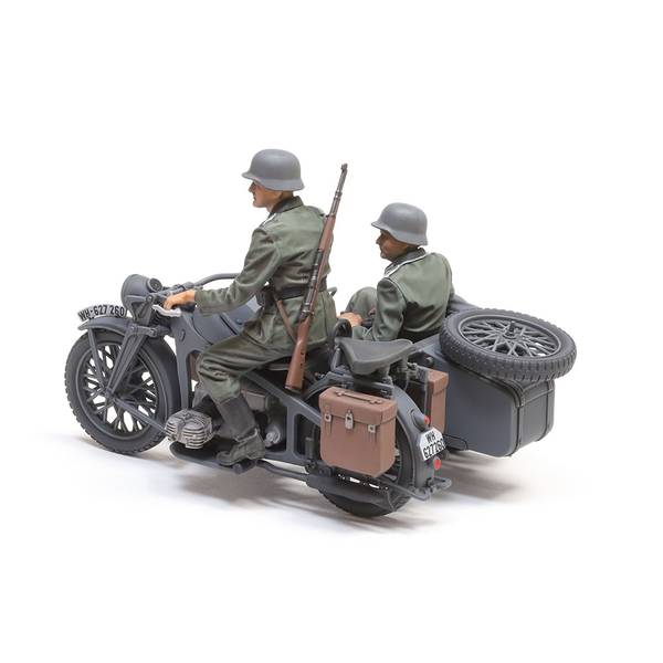 タミヤ 1/35 MM No.384 ドイツ軍用サイドカー KS600 スケールモデル 35384