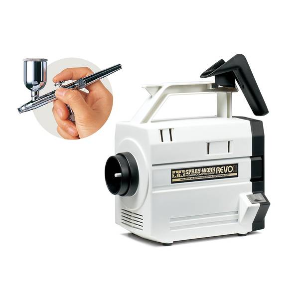 タミヤ HGコンプレッサーレボII(HGトリガーエアーブラシ付き) 模型用  