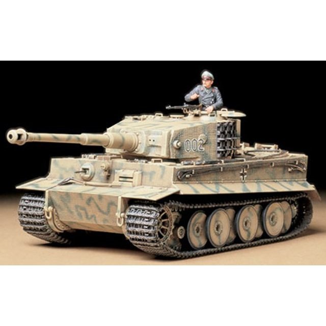 タミヤ 1/35 ドイツ重戦車 タイガーI 中期生産型 スケールモデル 35194